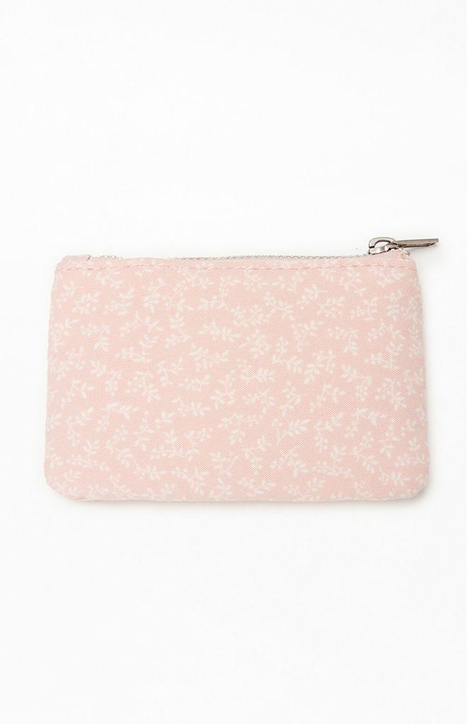 John Galt Pink Floral Coin Purse