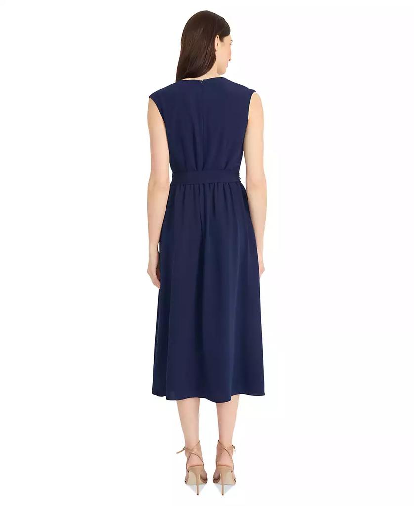 Maggy London Women's V-Neck Fit &  Flare Dress