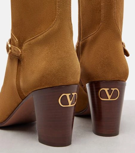 Valentino Pattie 75 suede ankle boots 5