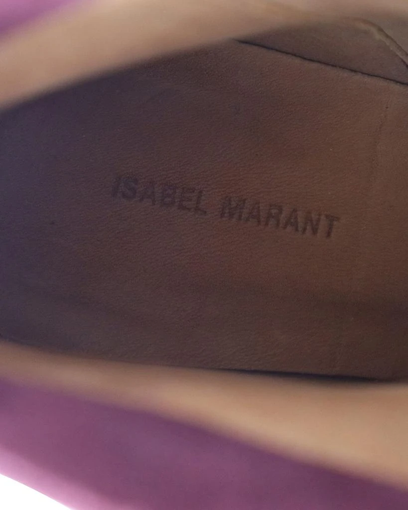 Isabel Marant Ankle Boots in Maroon Suede 6