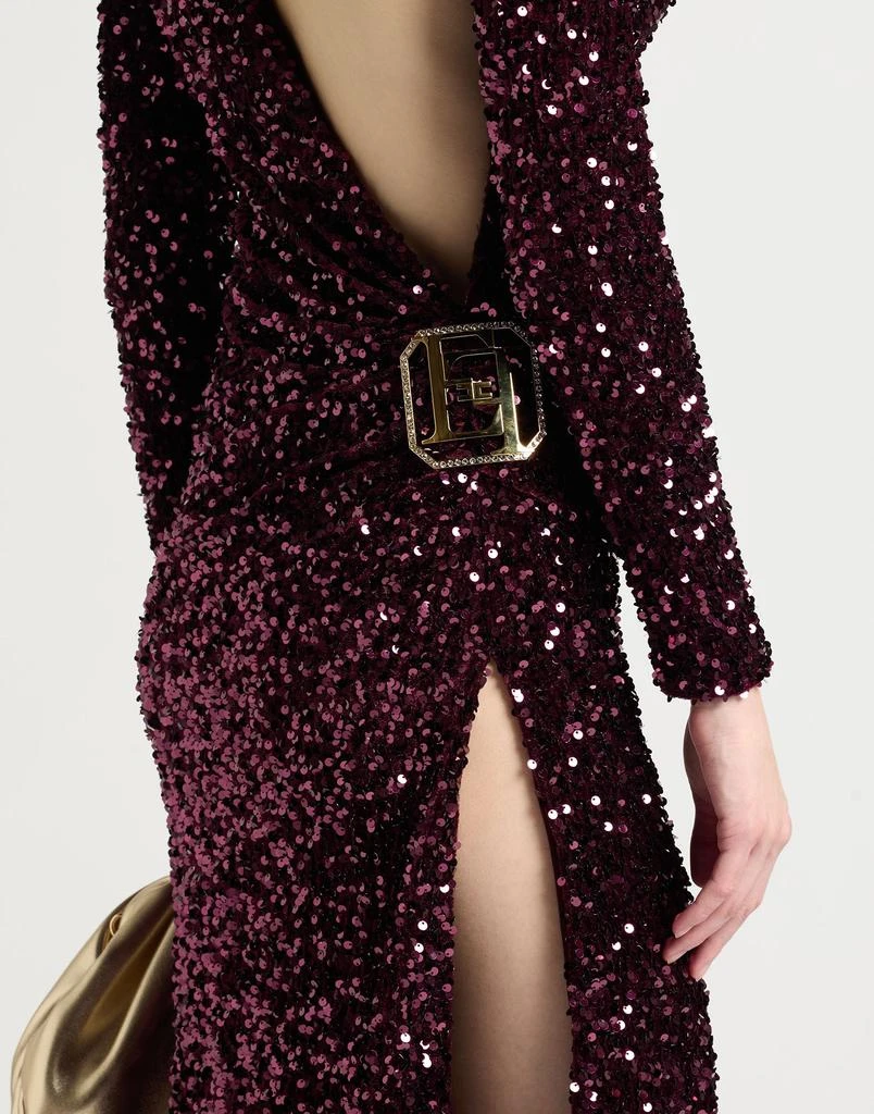elisabetta franchi glitter maxi dress Elisabetta Franchi 2020s Black Semi-Sheer Lace-Up Sequin Gown – THE WAY WE  WORE