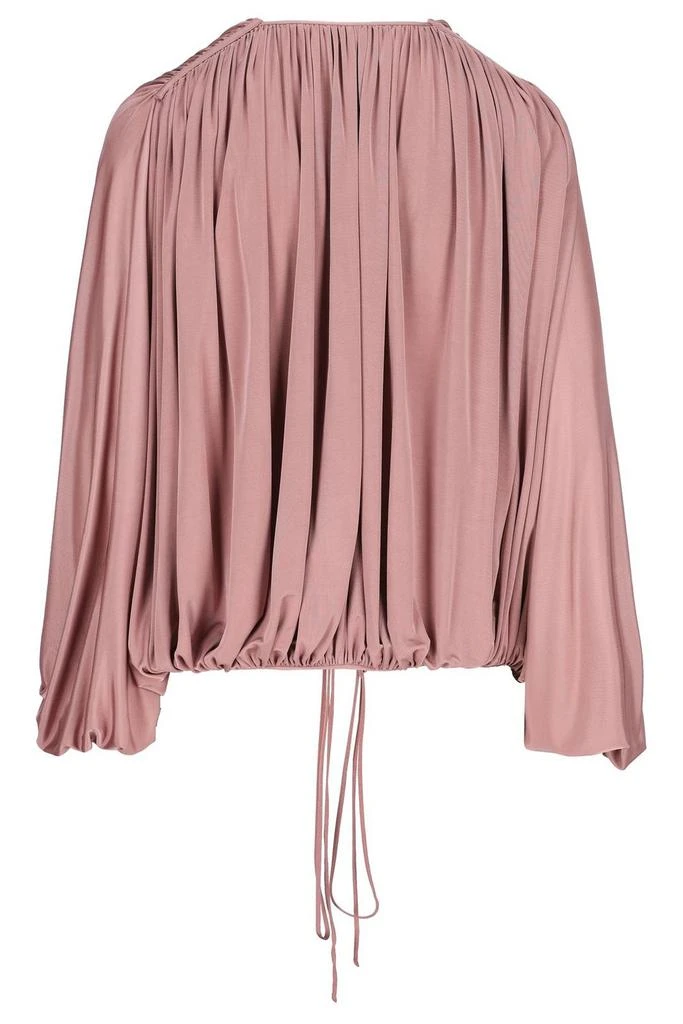 Yves Saint Laurent Saint Laurent Gathered Drawstring Blouse 2
