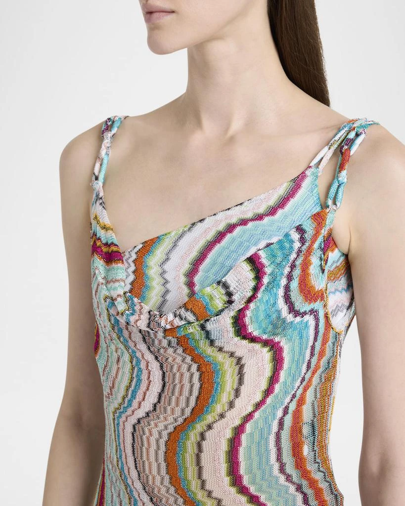 Missoni Wave Multicolor Chevron Maxi Dress Coverup 5