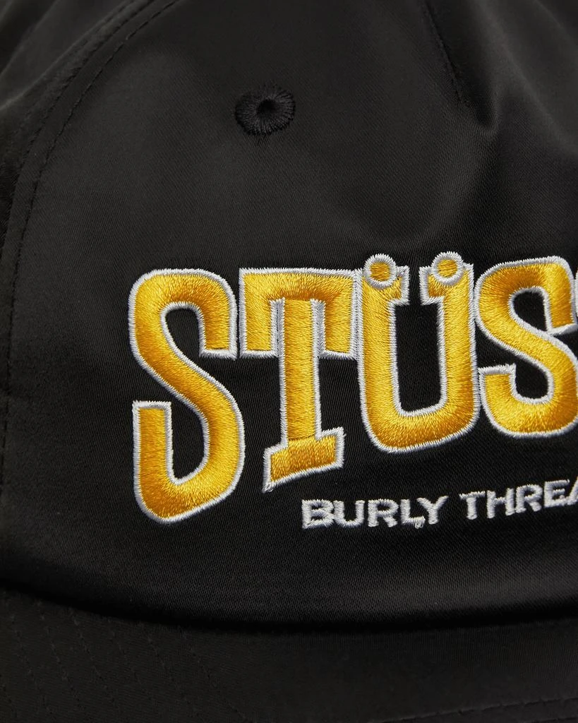 STUSSY Burly Threads Snapback Cap Black 6
