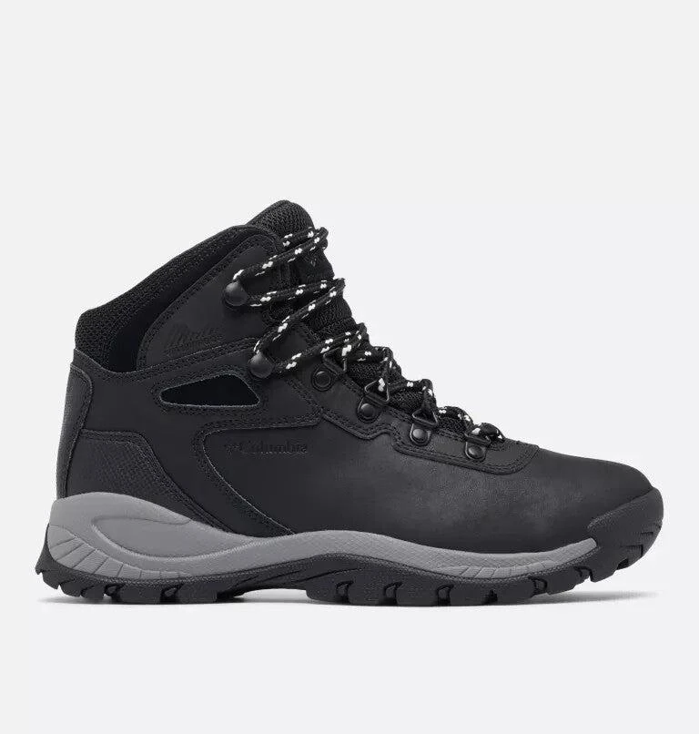 Columbia Newton Ridge Plus Women 10.5 Black Chalk Waterproof Hiking Boots Rock50 3