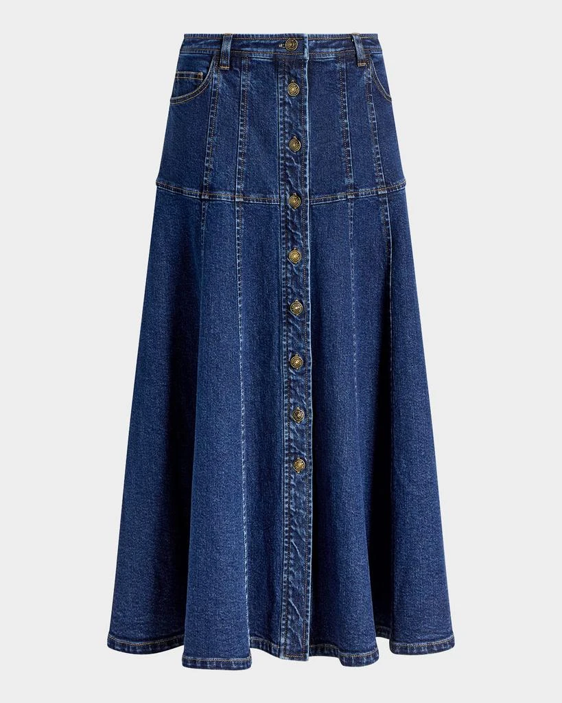 Cinq a Sept Veena Denim Midi Skirt - Dresses & Skirts - Free Shipping -  BeyondStyle
