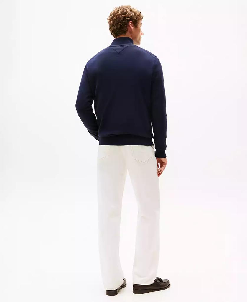 Tommy Hilfiger Men's Essential Quarter-Zip Pullover Knit Sweater