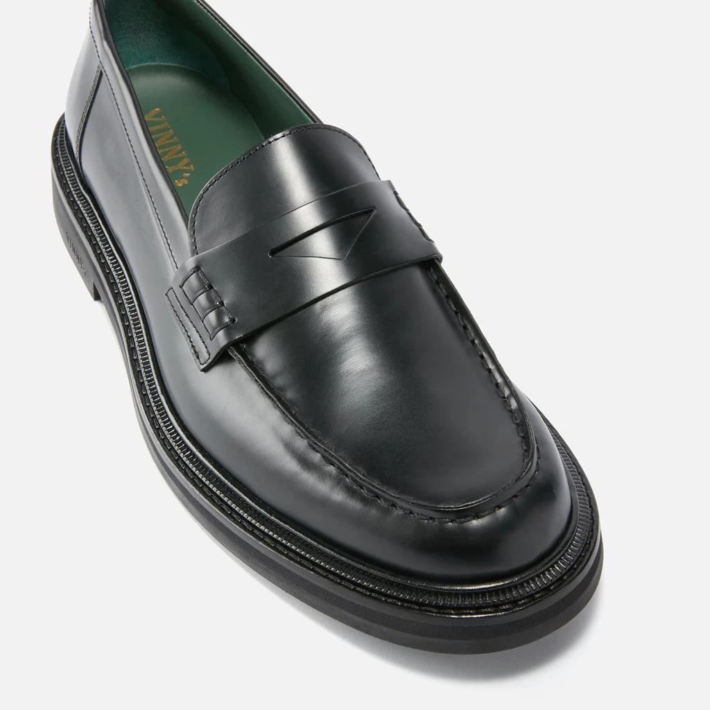 Vinny's Vinny's Men's Vinnee Leather Penny Loafers 3