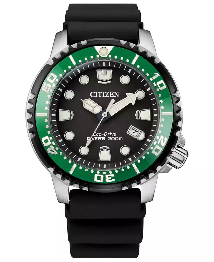 Citizen Eco-Drive Men's Promaster Diver Black Strap Watch 44mm 1