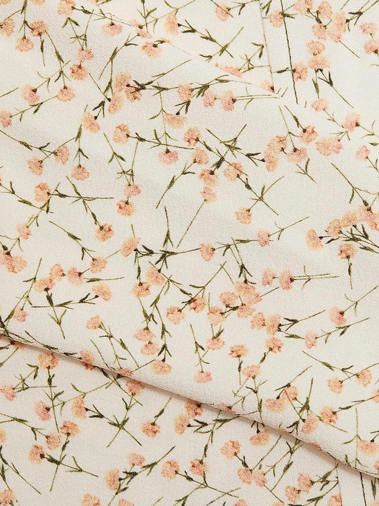 Victoria Beckham Floral Sable Cady Dolman-Sleeve Midi-Dress 7