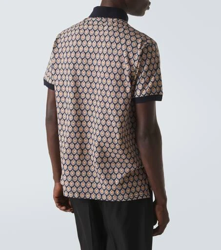 ETRO Paisley cotton piquet polo shirt 4