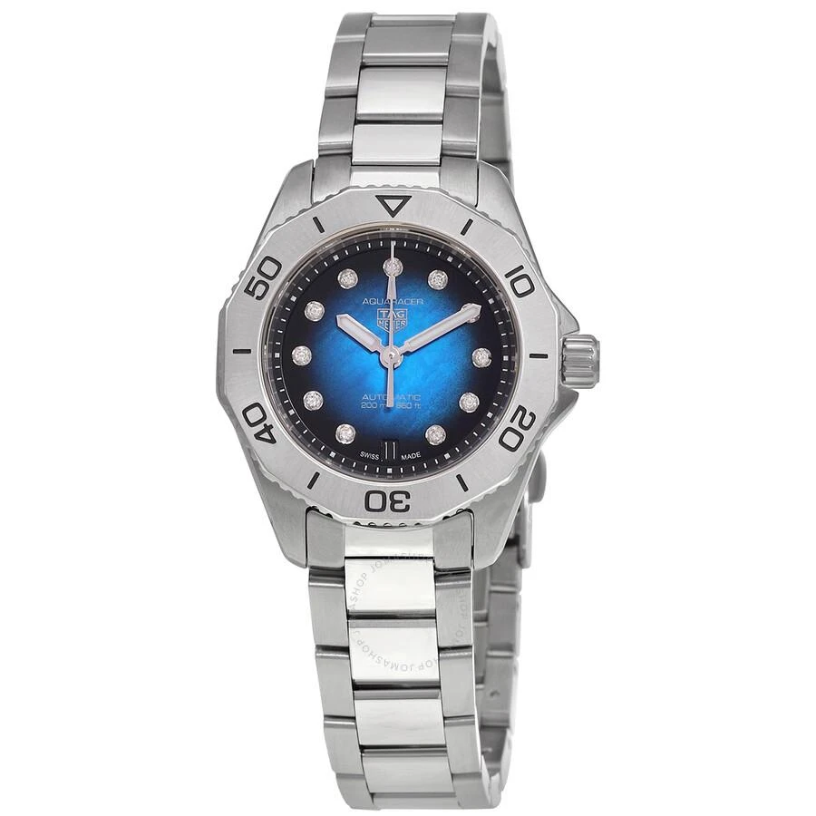 Tag Heuer Aquaracer Automatic Diamond Blue Dial Ladies Watch WBP2411.BA0622 1