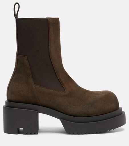 Rick Owens Beatle suede Chelsea boots 4