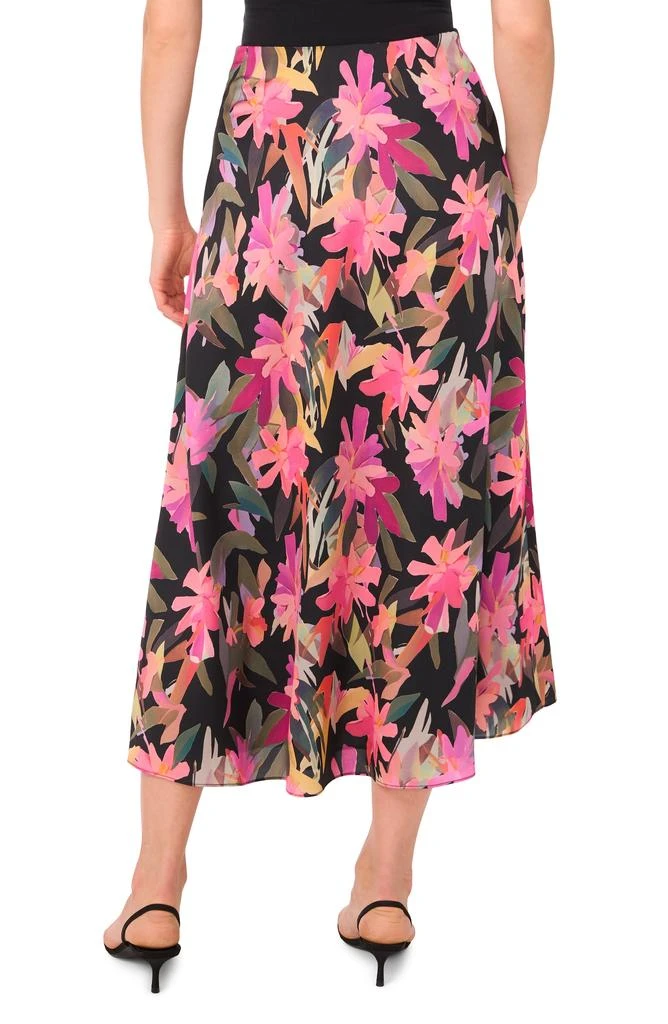 Vince Camuto Floral Bias Cut Midi Skirt 2