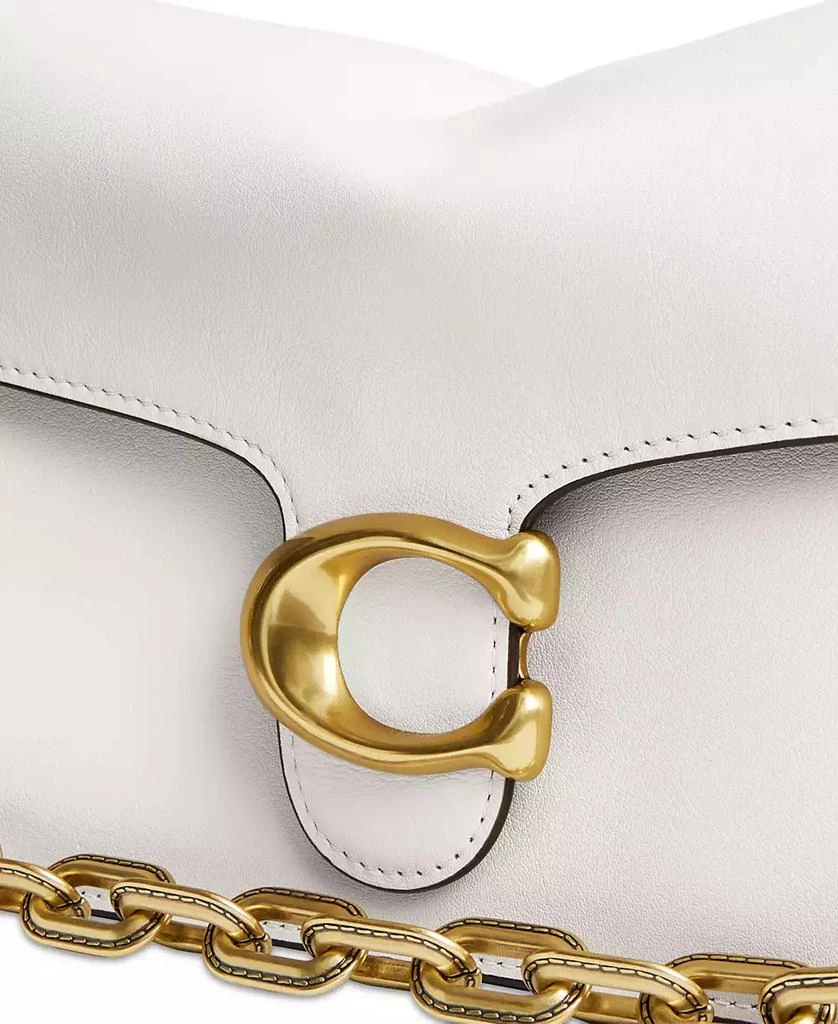Coach Chain Tabby Medium Leather Shoulder Bag 4