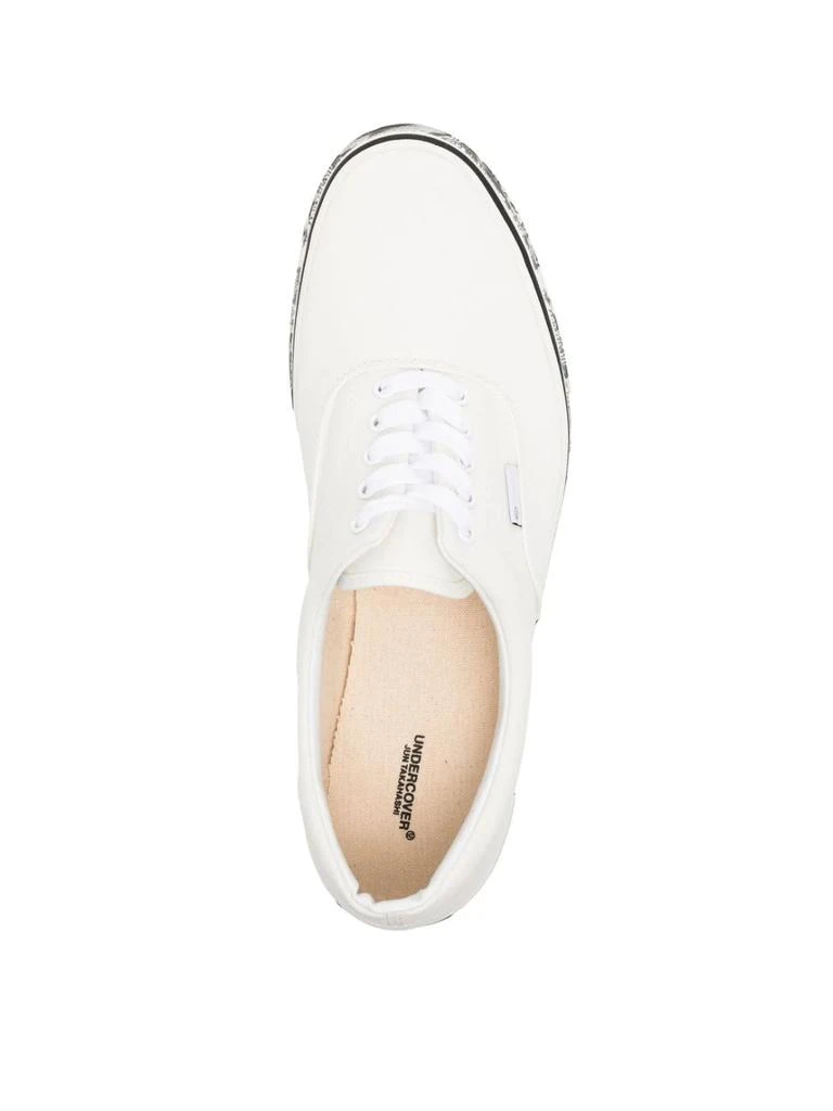 UNDERCOVER PRINTED SOLES CANVAS SNEAKERS 4