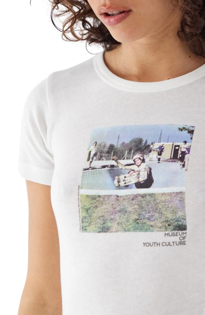 BDG Urban Outfitters Museum of Youth Cotton Graphic Baby Tee 4