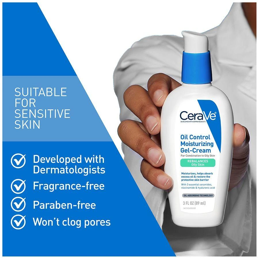CeraVe Oil Control Moisturizing Gel-Cream Unscented 4