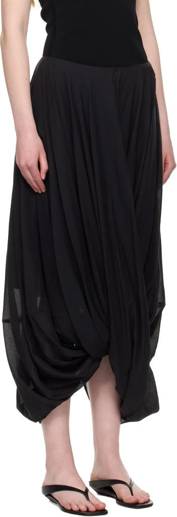Totême Black Cocoon Maxi Skirt 2