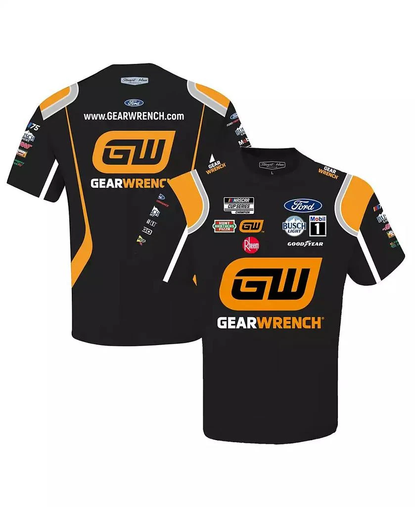 Stewart-Haas Racing Team Collection Men's Black Kevin Harvick GearWrench Sublimated Uniform T-shirt 1