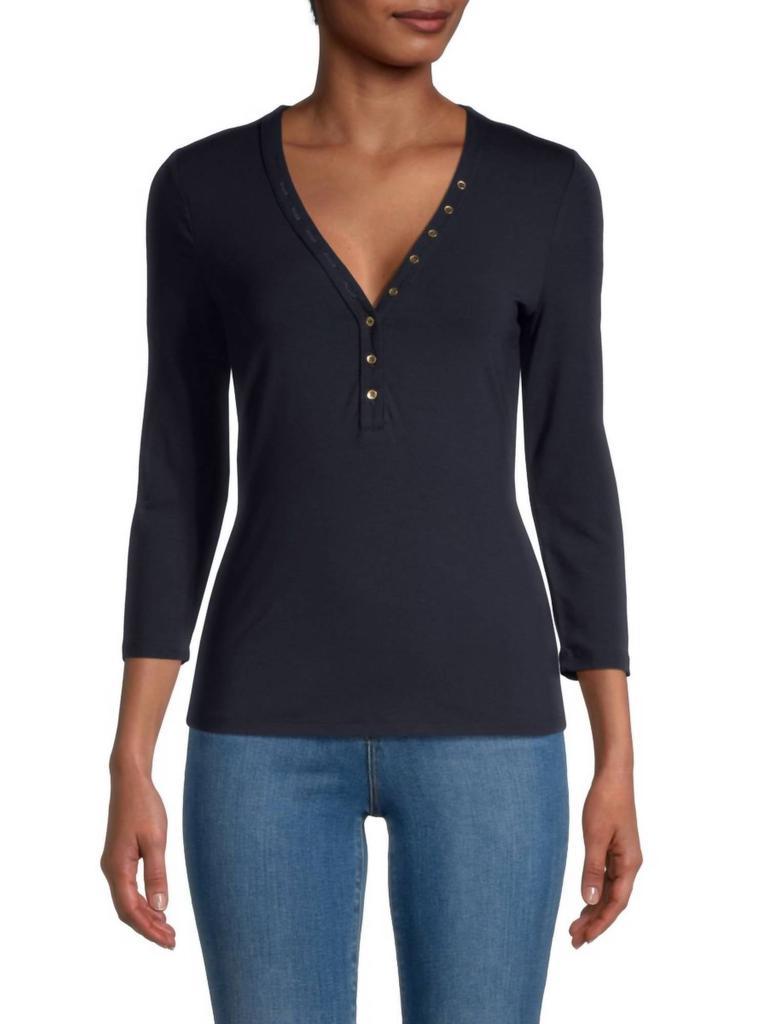 Bailey44 Margot Top In Navy