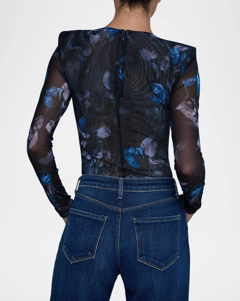 L
Agence Trista Floral Mesh Bodysuit 3