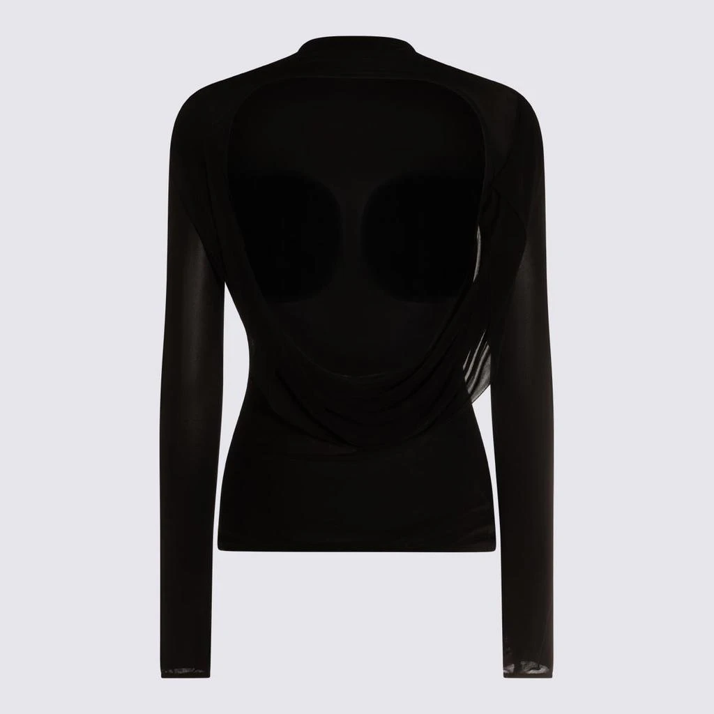 Jean Paul Gaultier Jean Paul Gaultier Black Viscose Top 2