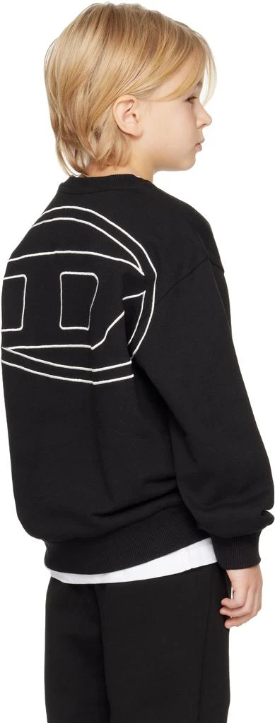 Diesel Kids Black Srobmegovald Over Sweatshirt 3