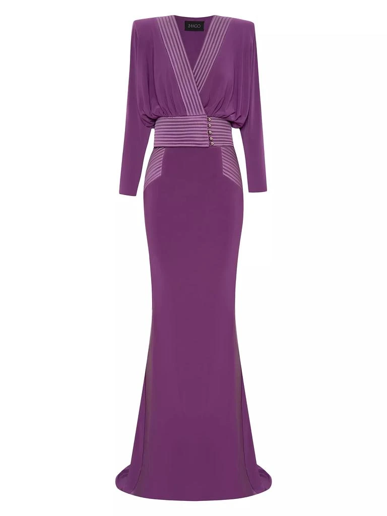 Zhivago I'm Her Man Long-Sleeve Gown 1