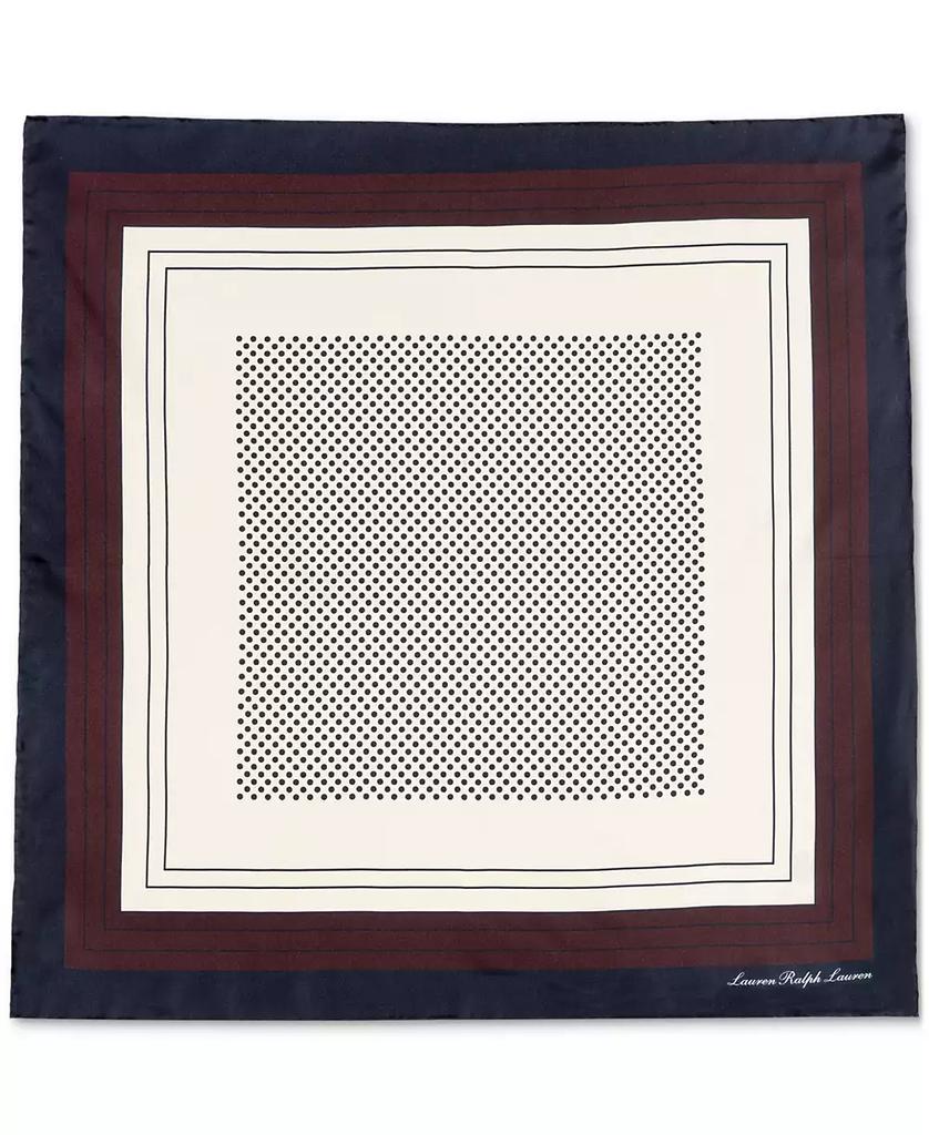 Ralph Lauren Fall Dot Silk Square Scarf