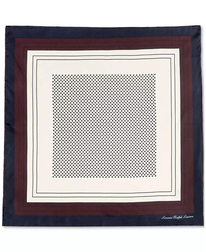 Ralph Lauren Fall Dot Silk Square Scarf 1