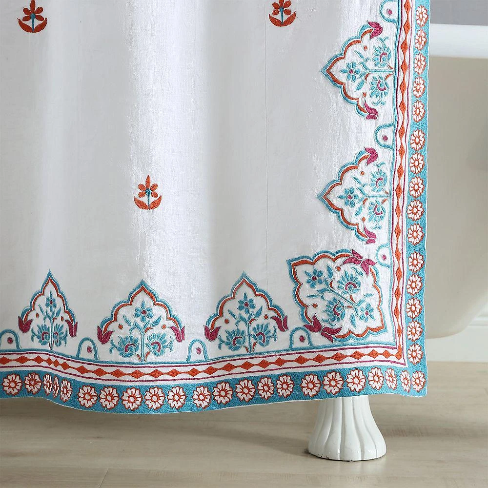 John Robshaw Sheetal Shower Curtain 3