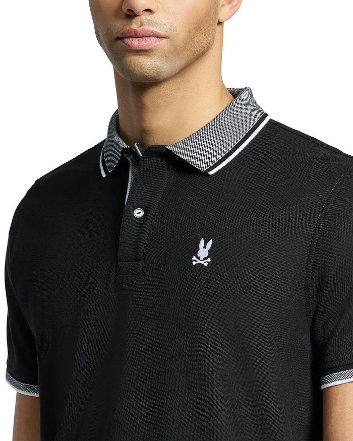 Psycho Bunny Evandale Regular Fit Oxford Collar Pique Polo 5