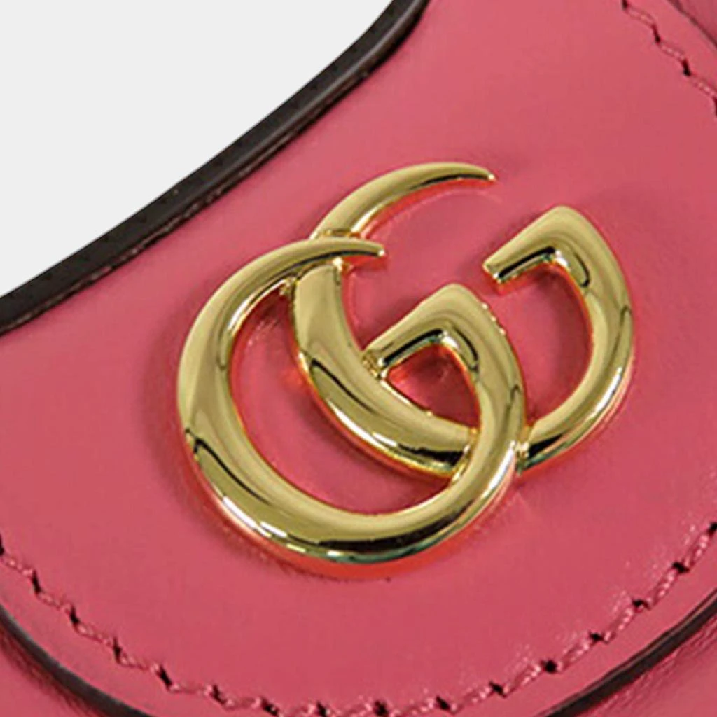 Gucci Gucci Pink Leather GG Marmont Satchel Bag 7