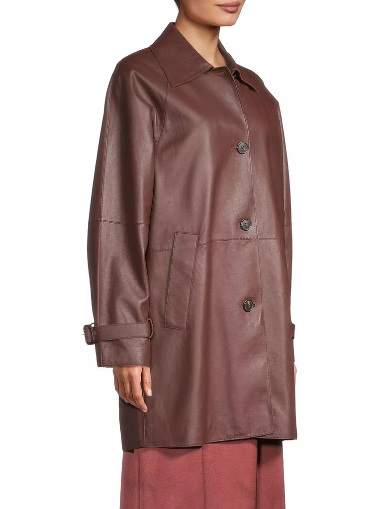 Weekend Max Mara Nevada Leather Trench Coat 4