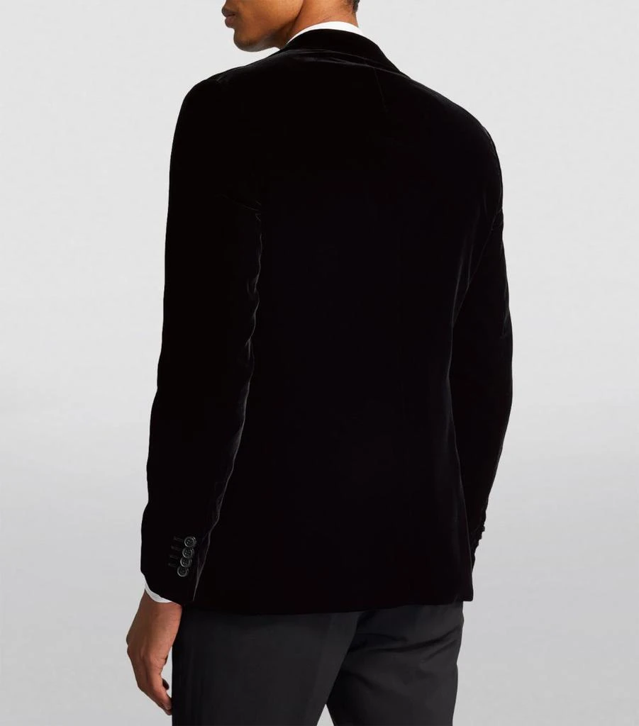 Giorgio Armani Stretch-Velvet Icon George Blazer 4
