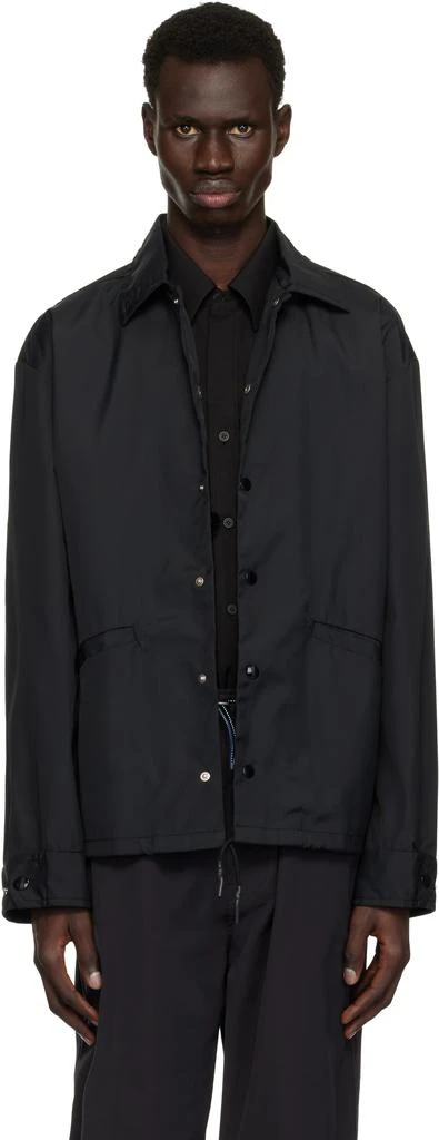 Toga Virilis Black Nylon Ox Jacket 1