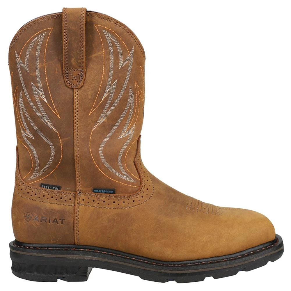Ariat Sierra Shock 10 inch Slip Resistant Steel Toe Work Boots 1