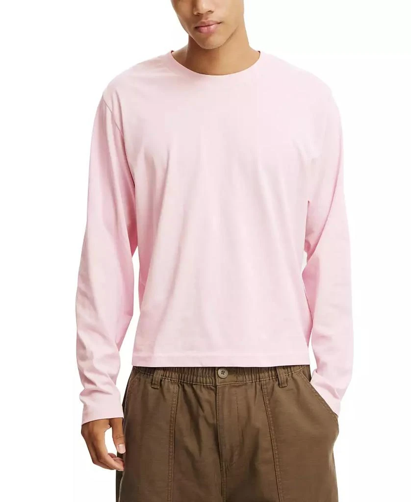 Cotton On Men's Cropped Fit Long Sleeve T-Shirt 1