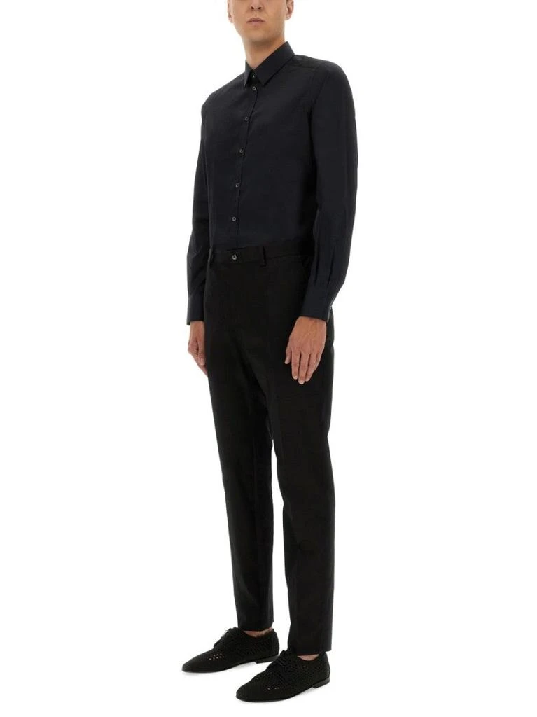 Dolce & Gabbana Slim Fit Cotton Shirt With Classic Collar 2