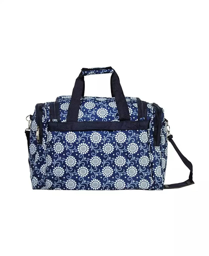 World Traveler Floral 16-Inch Gym Bag Duffle Bag 2