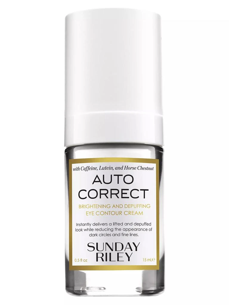 Sunday Riley Auto Correct Brightening and Depuffing Eye Contour Cream 1