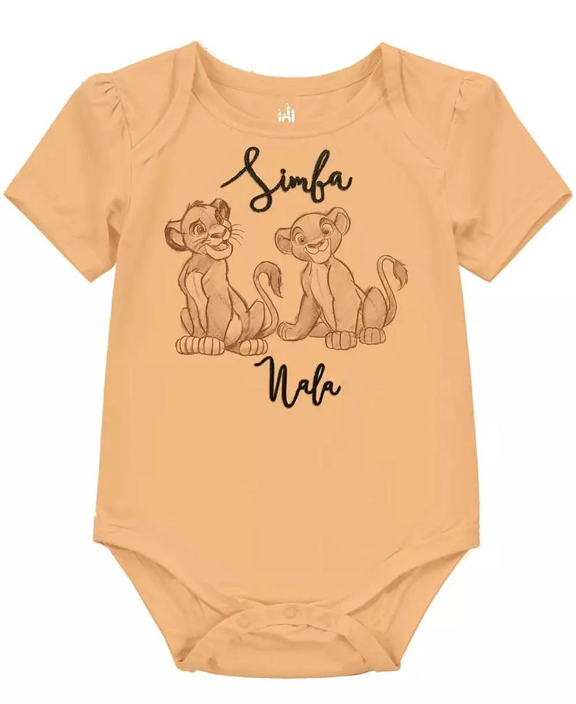 Disney Baby Boys
 Lion King Short Sleeve Bodysuits, 3-Pack Set 2