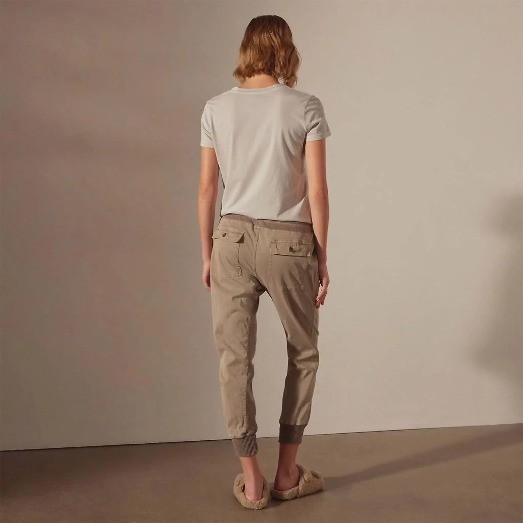 James Perse Mixed Media Pant In Coyote 2