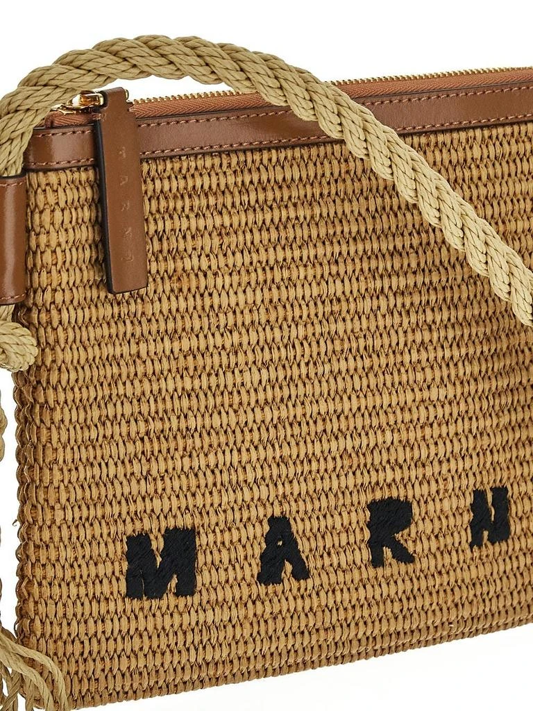 Marni Raffia Effect Crossbody Bag 4