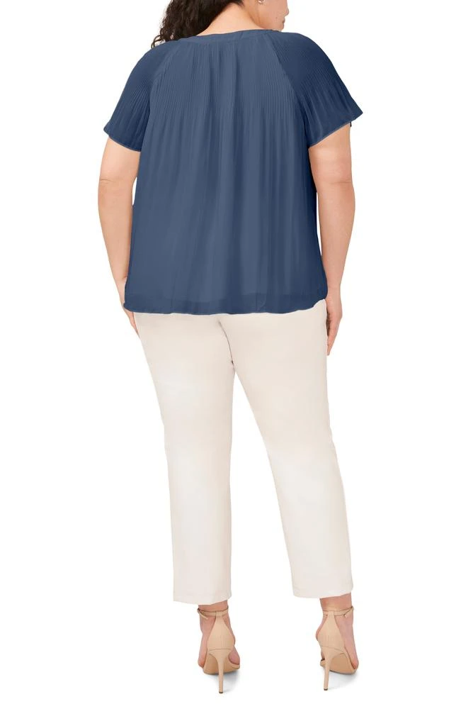 Halogen Pleated Chiffon Top 5