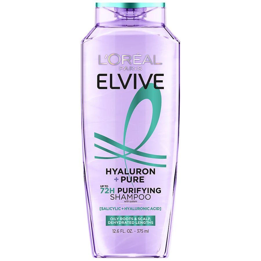 L'Oreal Paris Hyaluron Plus Pure 72H Purifying Shampoo For Oily Hair 1