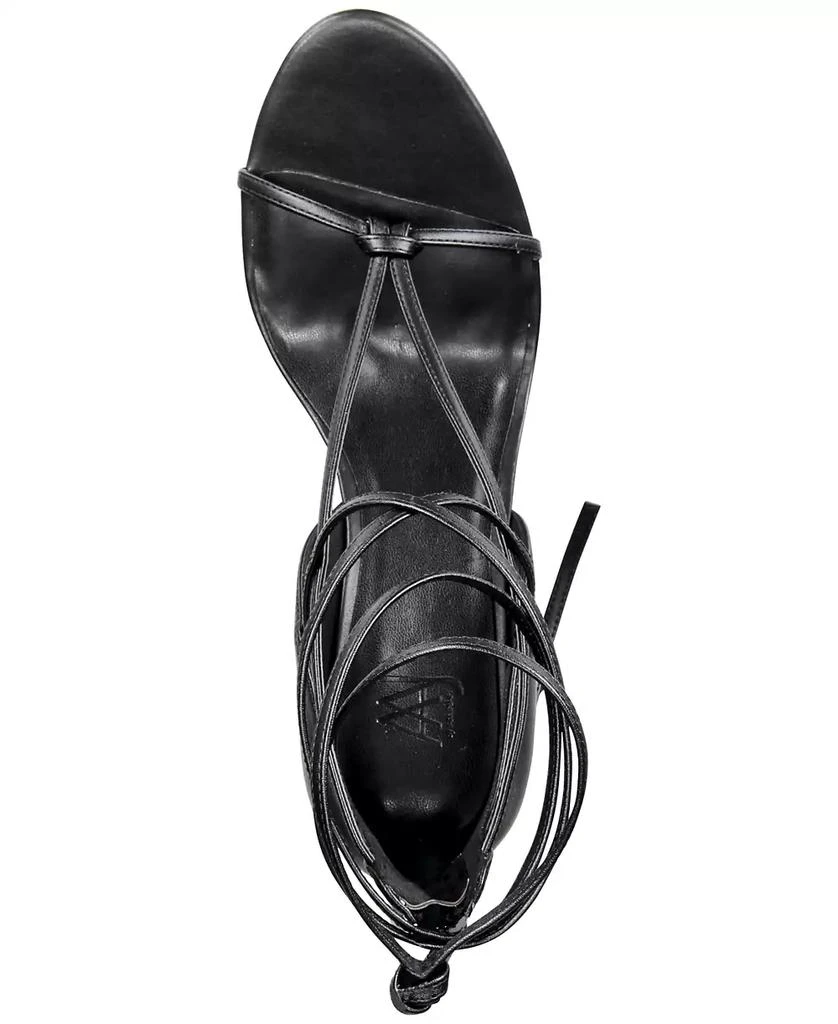 AAJ By Aminah Women's Nina Lace-Up Architectural Wedge Sandals 3