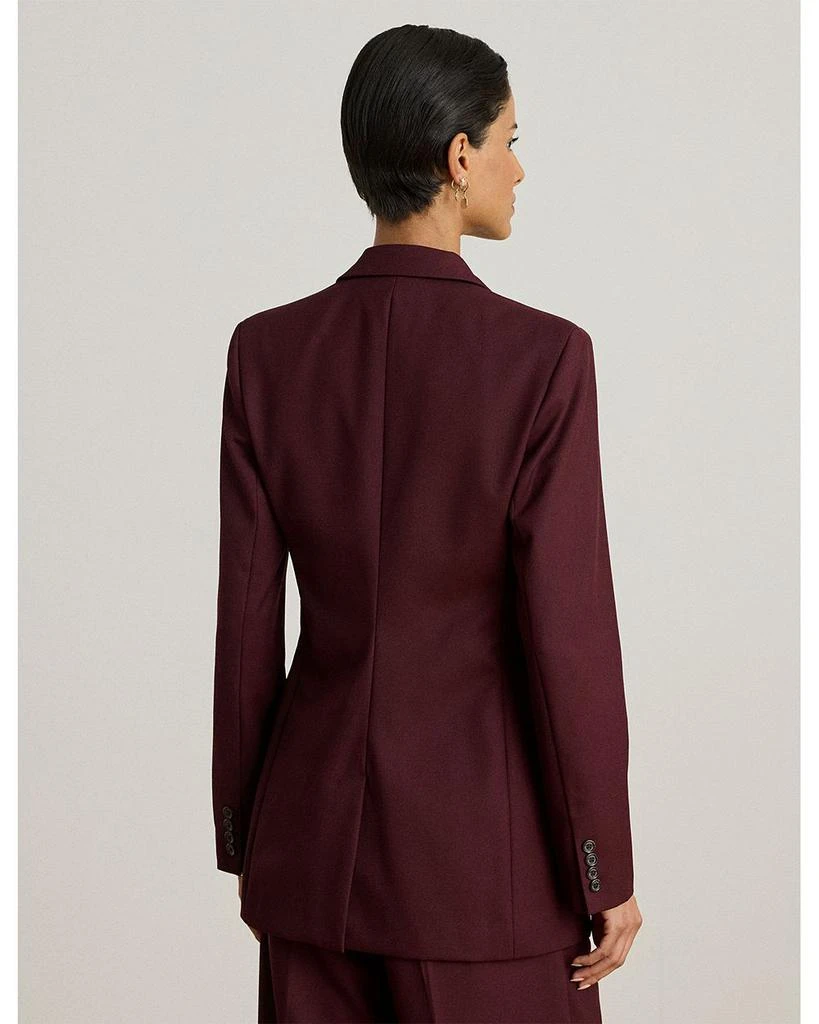 Ralph Lauren Double Breasted Wool Blend Twill Blazer 3