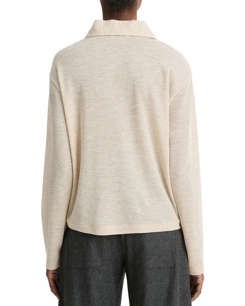 Vince Relaxed Wool Polo Sweater 2